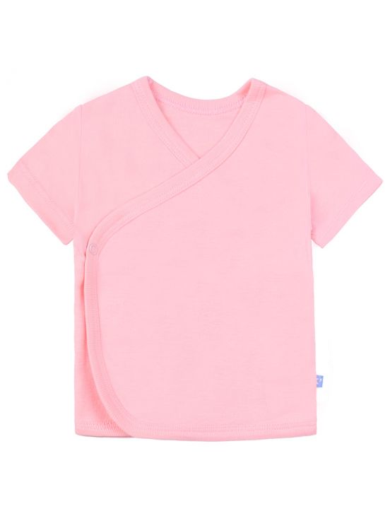 Crossover short sleeve t-shirtLight pink