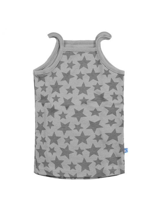Camiseta tirantes stars Gris claro