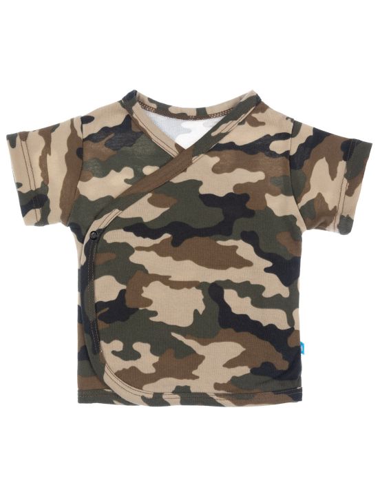 T-shirt cross short sleeve camouflage Olive green