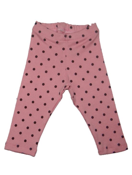 Leggings polka dots Light pink