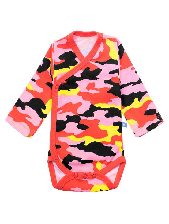 Crossed bodysuit ml camouflageNew coral