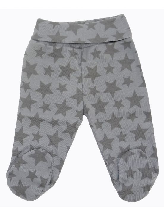 Stars baby leggingsLight grey