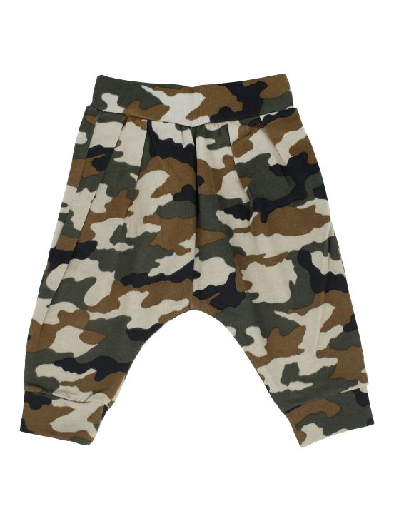 Camouflage bloom trousersOlive green