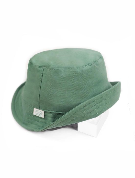 Chapéu de malha lisoMusgo verde