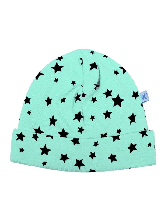 Chapéu de bebê estrelaHortelã