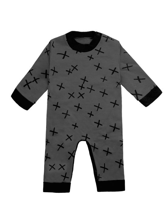 Krew plush romperDark gray