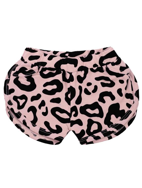 K calções de leopardoVara rosa