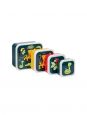 SET 4 LUNCH BOXES TIGER