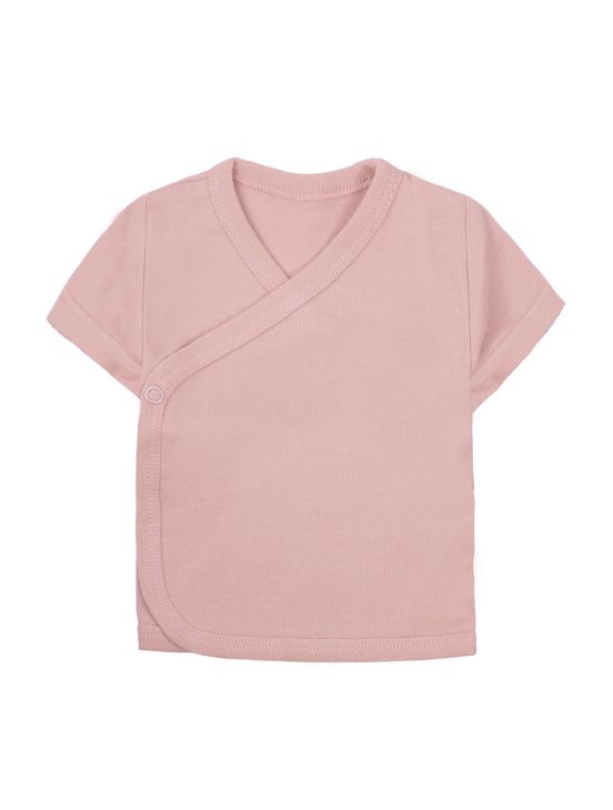 T-shirt a maniche corte incrociateBastone rosa