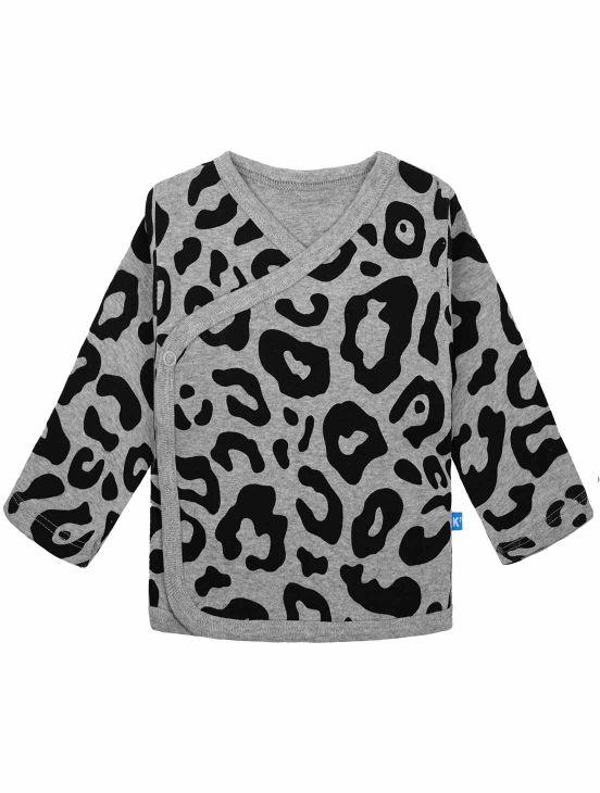 T-shirt crossover ml leopardoCinza marmorado