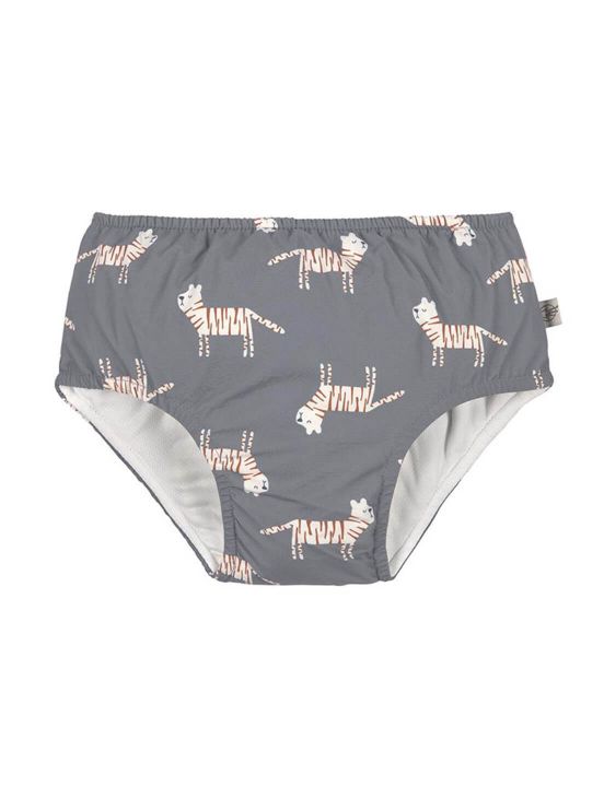 Swimsuit diaper tigerDark gray