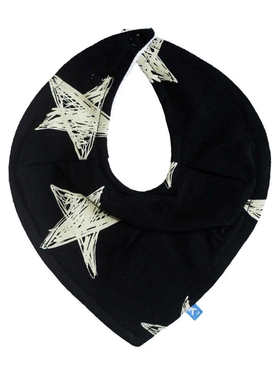 New star scarf bibBlack