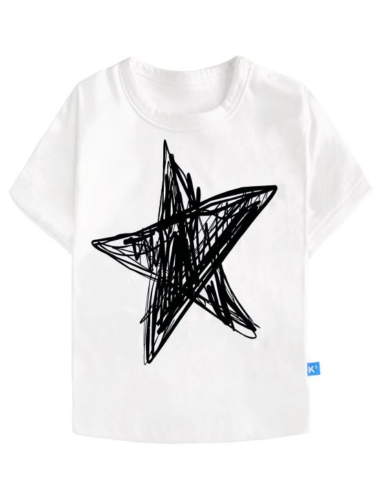 Camiseta manga corta new star Blanco