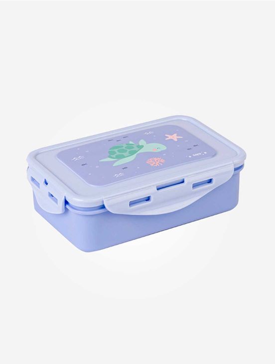 Caja almuerzo tortuga Azul claro